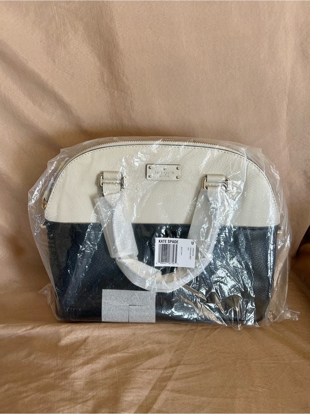 Kate Spade Carli Black & White Dome Satchel - Picture 2 of 9